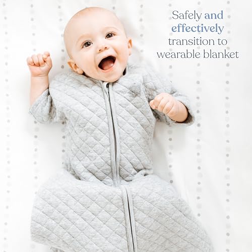 HALO Baby Sleep Sack Wearable Blanket Small Heather Grey 100% Cotton Transition