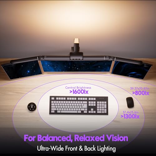 Quntis 32.3" Eye Care Architect Desk Lamps with Clamp for Office Home