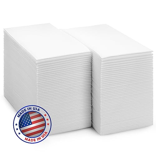 300 Pack Disposable Guest Towels - Linen-Feel Hand Towels for Bathroom & Entertaining - Pack of 1