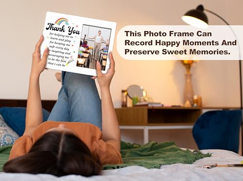 Thank You For Helping Me To Learn - Teacher Appreciation 8x10 Frame, 4x6 Photo Gift