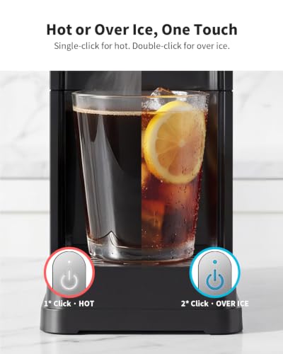 Single Serve Coffee Maker for K-Cup Pods & Grounds, Hot & Iced Brewing