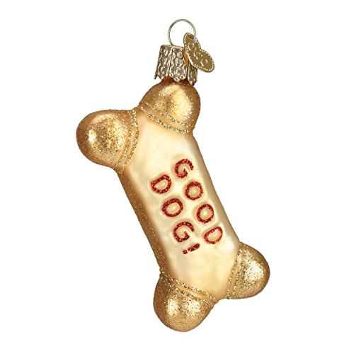 Old World Christmas Dog Biscuit Glass Blown Ornament for Christmas Tree