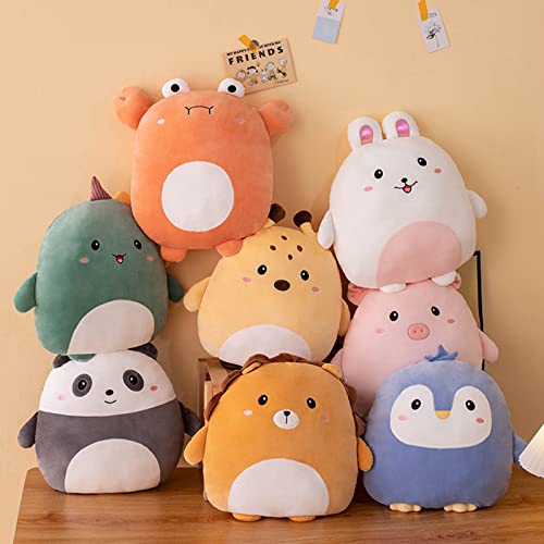 Cute Panda Plush Pillow, 8 inch Panda Stuffed Animal Toy Kawaii Plushies Hugging Pillow Gifts for Room Decor Kids Birthday Valentine