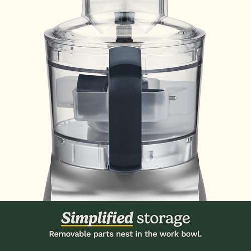 Cuisinart 5-Cup Food Processor with Shred & Chop Discs, Compact Silver FP-5
