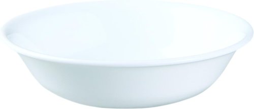 Corelle Winter Frost White Dessert Bowls - 10 oz | Set of 6 Elegant Small Bowls