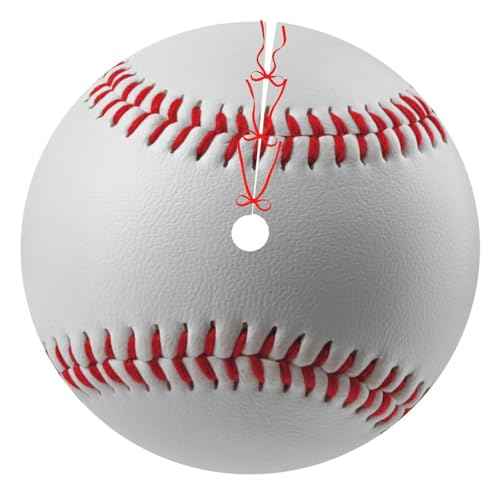 Sport Baseball Ball 36 Inch Christmas Tree Skirt Round Winter Snow Suitable for Christmas Xmas Halloween Holiday Party Decor Decoration Occasion