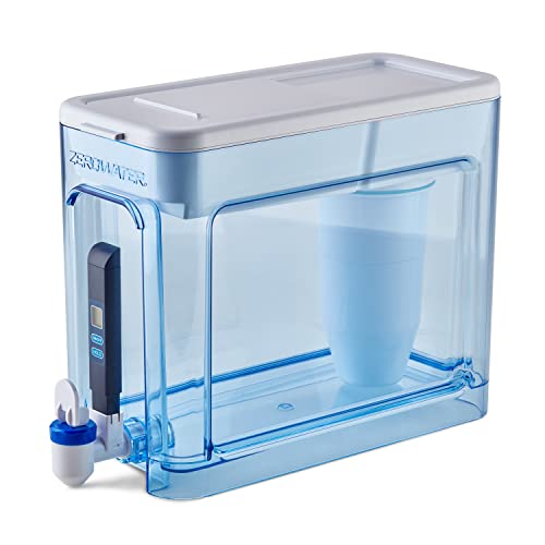 ZeroWater 32-Cup Water Filter Dispenser with TDS Meter - Removes PFOA/PFAS