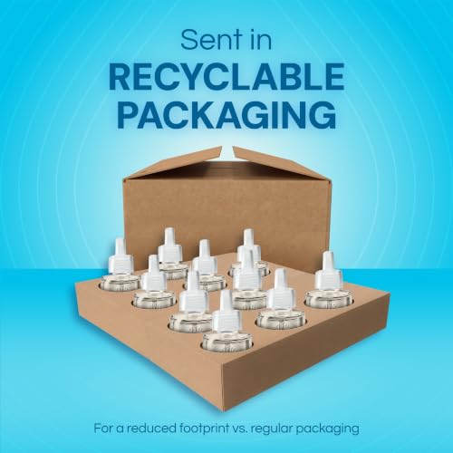 Air Wick Plug-In Refills with Essential Oils - Fresh Linen, 10 Pack (Includes 10 Count Pack of 10)