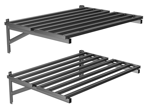 Ultrawall 36in Heavy Duty Garage Wall Shelves – 2 x 3 ft Wall Mounted Storage