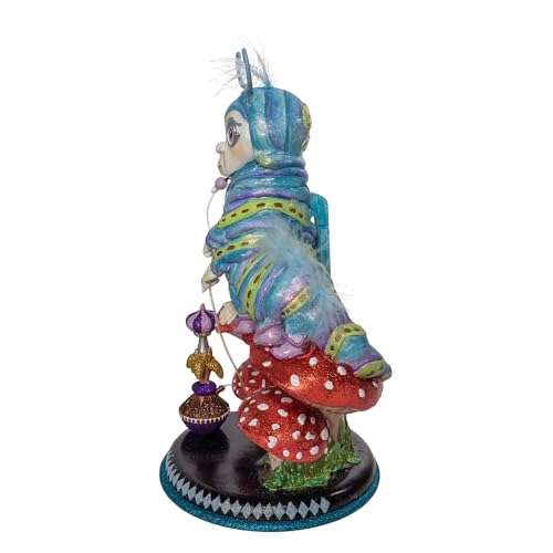 15-Inch Hollywood Nutcrackers Caterpillar Nutcracker - Alice in Wonderland Decor