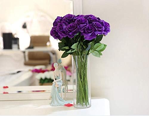 Real Touch Mini PU Tulips Bouquet - Premium Artificial Flowers for Wedding, Home & Event Decor (Set of 30, Cream White)