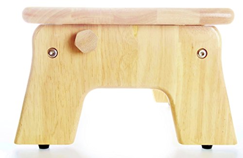 My Brest Friend Adjustable Wooden Nursing Foot Stool with Non-Slip Grip - Ergonomic Support for Breastfeeding