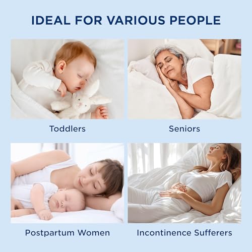 Bedsure Twin XL Mattress Protector Waterproof Deep Pocket 8-21 Inches White