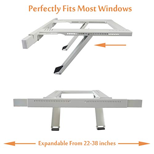 Heavy-Duty Window AC Support Bracket No Drilling Up to 200lbs - Easy Install