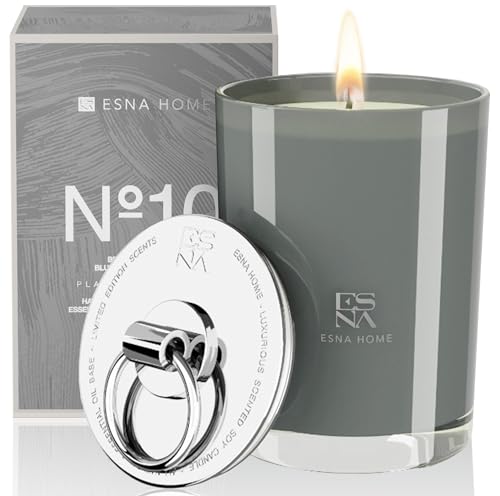 Luxury Scented Candle - Aromatherapy, Vegan Soy Wax, Holiday Gift, 8.8oz