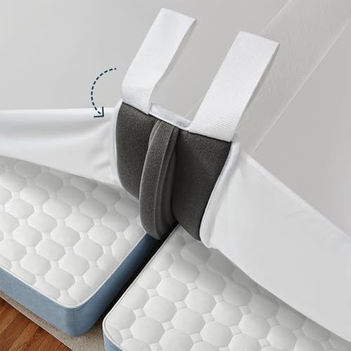 3-in-1 Twin to King Bed Converter with Fitted Sheet & Strap - FeelAtHome