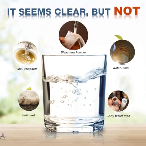 5 Micron 20x2.5 Inch Polypropylene Sediment Water Filter Cartridge - Pack of 6