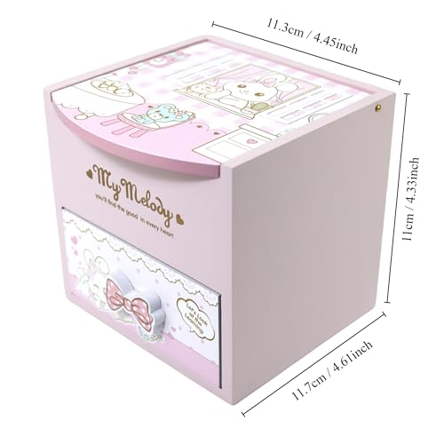 Girl Jewelry Box Pink Cute bunny Tabletop Children Storage Box Little girl birthday christmas Gift kids jewelry box Organizer