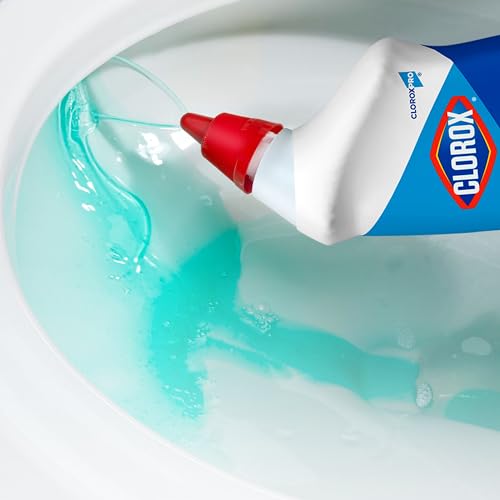 Toilet Bowl Cleaner with Bleach - Fresh Scent, 24 fl oz, 12 Pack - Disinfects & Eliminates Odors - Variation of THIS listing