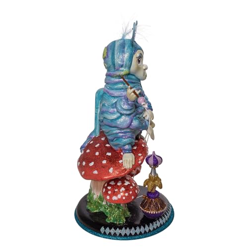 15-Inch Hollywood Nutcrackers Caterpillar Nutcracker - Alice in Wonderland Decor