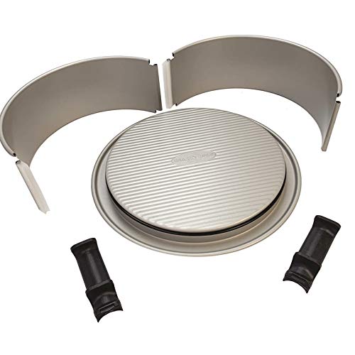 9-Inch Leak-Proof Nonstick Springform Pan for Cheesecake and Baking - USA Pan