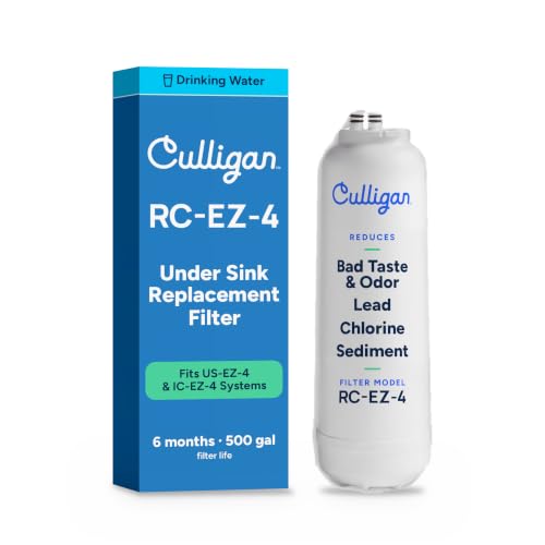 EZ-4 Replacement Water Filter Cartridge for Under-Sink & RV Systems - Culligan EZ Change