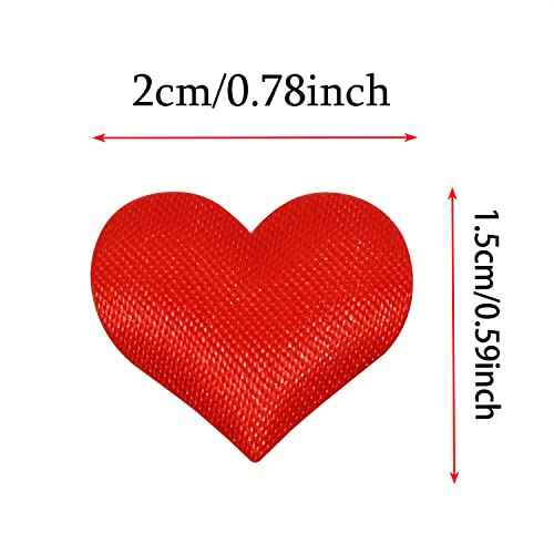ONLYKXY 200Pcs Sponge Confetti Flower Decor Heart Shape Petals Table Wedding Decoration Glitter Scatter for Wedding Party Valentine's Day Scatter Ponge Petal Confetti (Red)