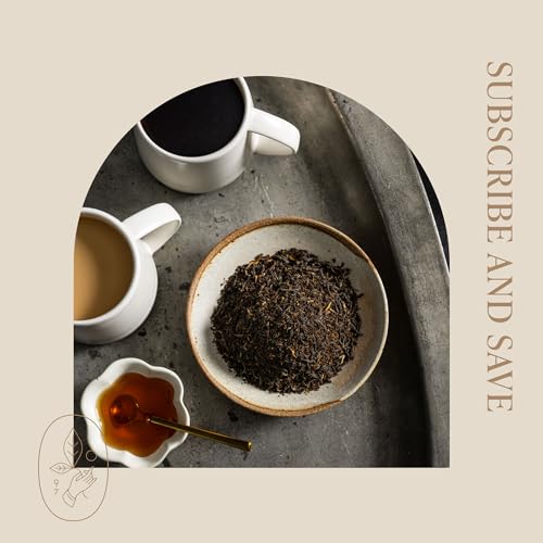 Organic Black Loose Leaf Tea - English Breakfast, Caffeinated, 1lb - Rich, Malty Flavor