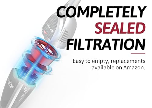 Roomie Tec SlimVac Cordless Upright Stick Vacuum Cleaner 2200mAh Battery