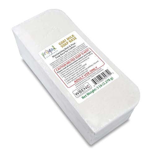 Primal Elements Goat Milk Soap Base Unscented 80oz – Moisturizing Melt & Pour
