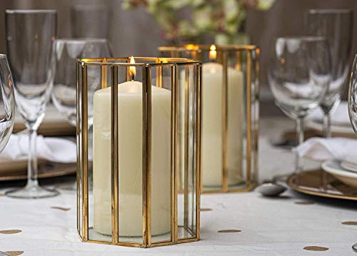 Set of 6 Ivory Pillar Candles - 3x6 Inch Unscented Dripless Candles - Long Burn Time for Weddings & Events Variation of THIS listing
