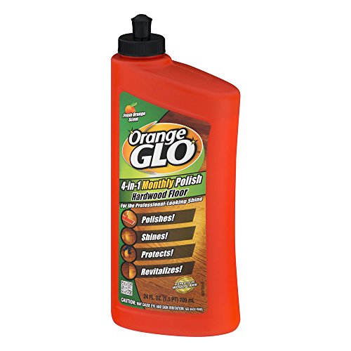Orange Glo Hardwood Floor Polish 4-in-1 Monthly 24 Oz Pack of 4