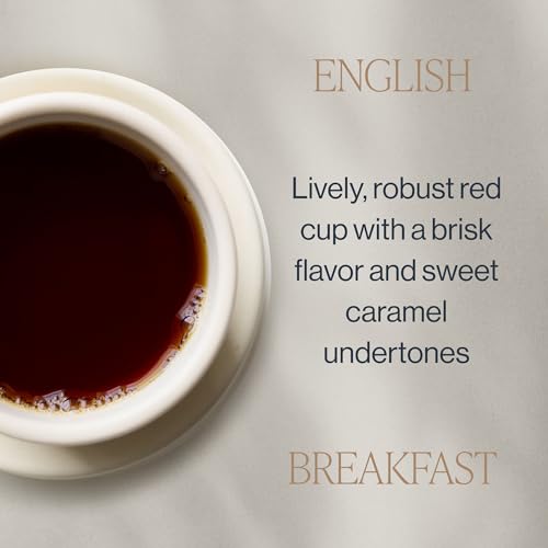 Rishi Tea Organic English Breakfast Black Tea Bags, 50 Count - Caffeinated