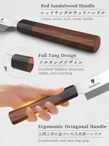 10 Inch Sushi Knife - High Carbon Japanese Steel Sashimi Knife