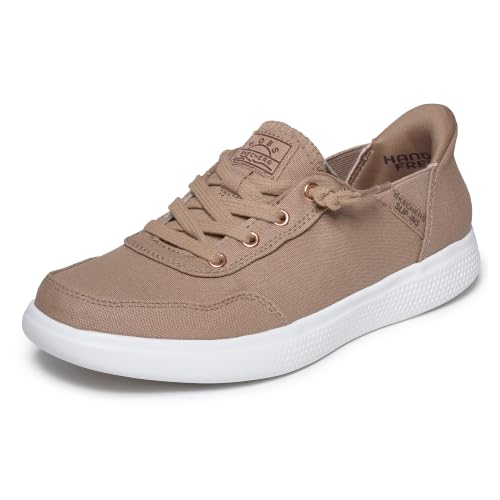 Skechers Women's BOBS Skip Cute Keep It Sweet Slip-On Shoes 8.5 Tan
