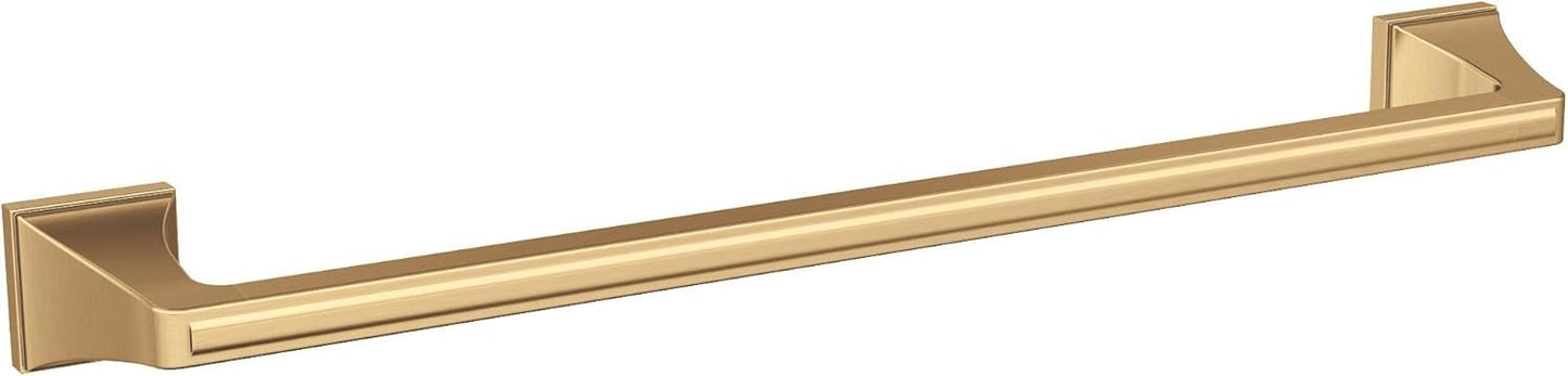 Amerock BH36023CZ | Champagne Bronze Towel Bar | 18 inch (457 mm) Center to Center Towel Rack | Mulholland | Bathroom Towel Holder | Bathroom Hardware | Bath Accessories