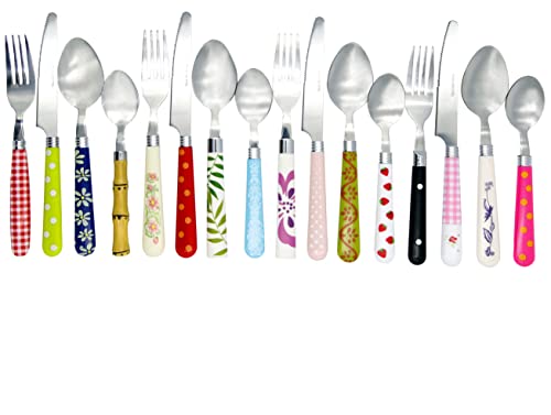 Eclectic Mosaic Flatware Set of 16 - Service for 4 - Gypsy Color