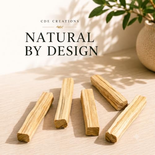 60 Premium Wild Harvested Palo Santo Sticks for Smudging & Rituals - 4 Inches
