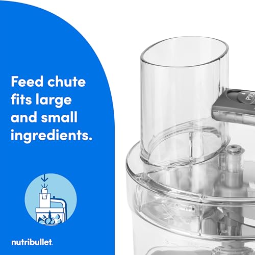 Nutribullet Limitless Food Processor Gunmetal Gray 2-in-1 Kitchen Appliance