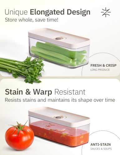 Vacuum Food Storage Containers Set with Handheld Sealer - 5 pcs, Airtight & Leakproof