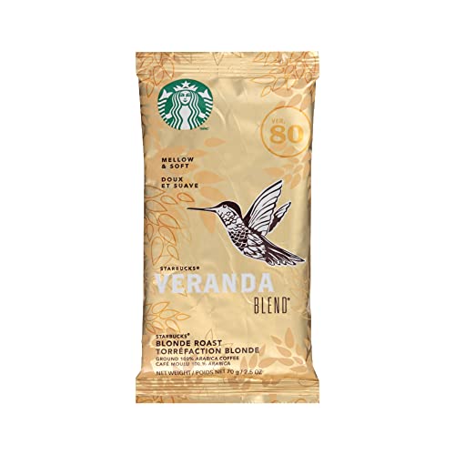 Premium Blonde Roast Ground Coffee 2.5oz Pack of 18 | Fresh Coffee Beans