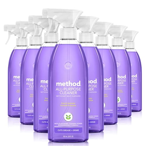 All-Purpose Cleaner Spray with French Lavender - 28 Fl Oz, Pack of 8