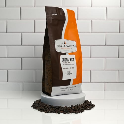 Fresh Roasted Coffee, Costa Rican Tarrazu Whole Bean Medium Roast,