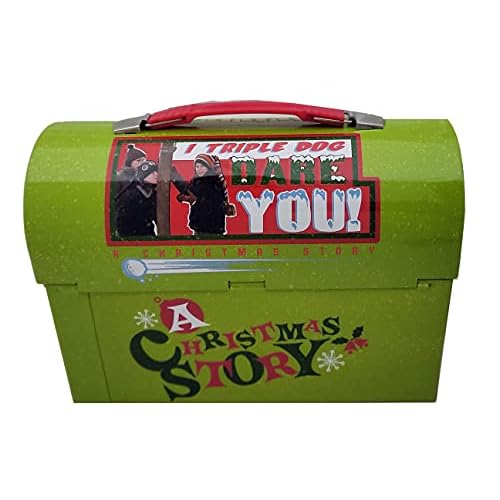 The Tin Box Company A Christmas Story Movie XL Workmans Tin Carry All, Green, 994517-XL