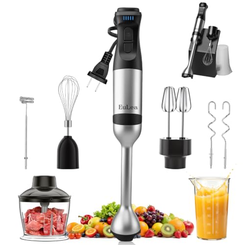 8-in-1 Immersion Blender Kit 1200W 5-Speed Hand Blender with Accessories