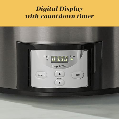 Crock-Pot MyTime Programmable Slow Cooker - 6 Quart Stainless Steel
