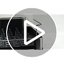 Joseph Joseph Light Stone 1-Tier Expandable Stainless Steel Dish Drying Rack with Removable Cutlery Holder