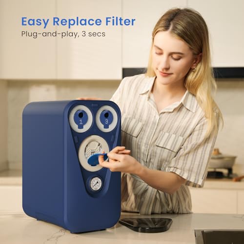 GLACIER FRESH PPC/C/RO Filter Replacement for GFU03 Reverse Osmosis System - Light White