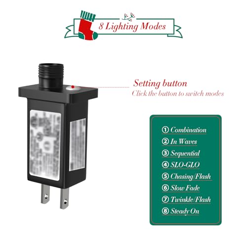 Cshare 2-Pack 30V 6W Waterproof LED Power Supply Transformer for Christmas Halloween Lights