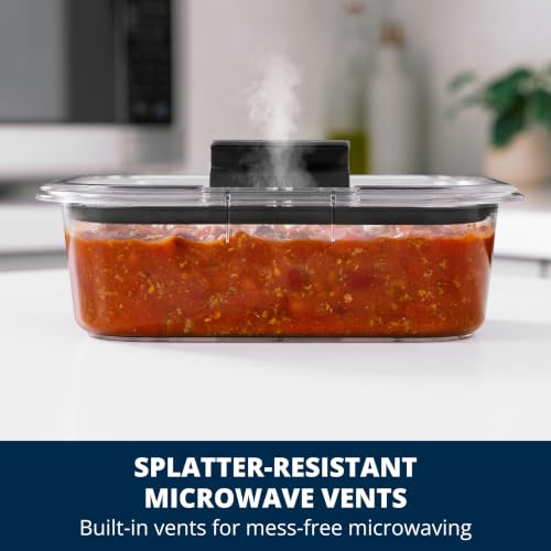 6-Piece Rubbermaid Brilliance Food Storage Containers Set - Airtight Leak-Proof BPA-Free